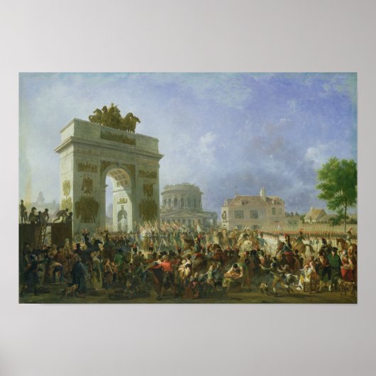 近衛府のパリへの入港 ポスター (正面)