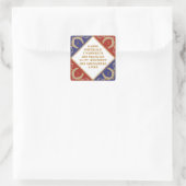 近衛軍旗 スクエアシール (バッグ)