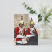 近衛騎兵隊の衛兵交代式 アート ポストカード (スタンド正面)
