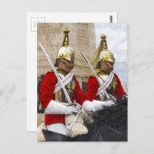 近衛騎兵隊の衛兵交代式 アート ポストカード (正面/裏面)
