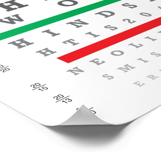 近視は二十日 ポスター (角)