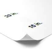 近視力試験カード視力試験 ポスター (角)