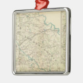 近辺リッチモンド、VAの半島 メタルオーナメント (左)