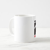 近隣のゾンビの腕時計-赤 コーヒーマグカップ (正面左)