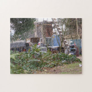 近隣の古物置場のパズル ジグソーパズル