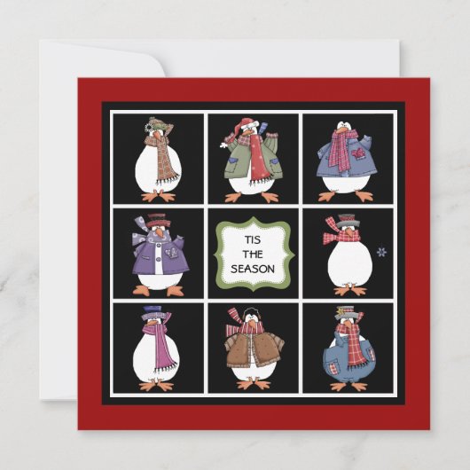 近隣の年次ホリデーパーティーの招待状 招待状 (正面)