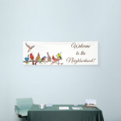 近隣の旗への歓迎 横断幕 (トレードショー)