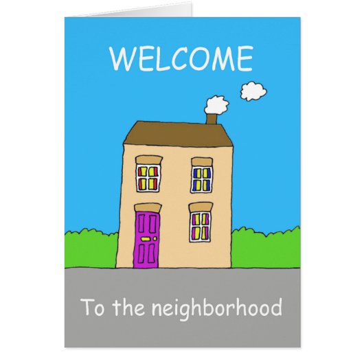 近隣への歓迎 (正面)