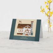 近隣への歓迎 カード (黄色い花)