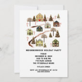 近隣パーティーのご案内 招待状 (正面)