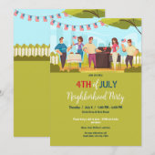 近隣パーティー 愛国者 招待状 (正面/裏面)