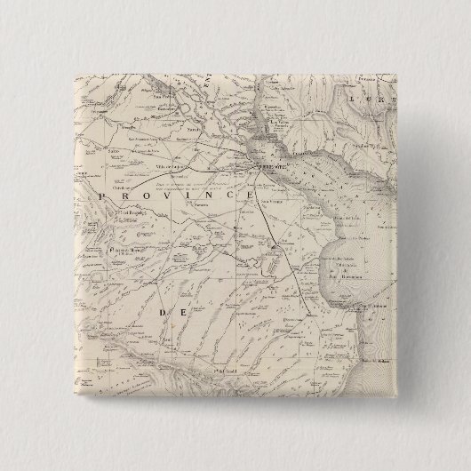 近隣ブエノスアイレス州地図 缶バッジ (正面)