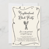 近隣ブロックパーティの招待状 招待状 (正面)