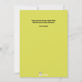 近隣ブロックパーティの招待状 招待状 (裏面)