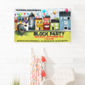 近隣ブロックパーティーバナー 横断幕 (インサイチュ)