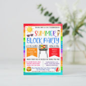 近隣ブロックパーティー招待状 ポストカード (スタンド正面)