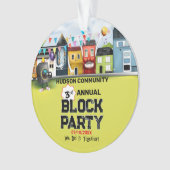 近隣ブロックパーティー オーナメント (正面)