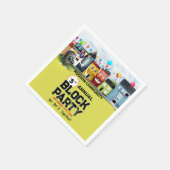 近隣ブロックパーティー スタンダードカクテルナプキン (角)