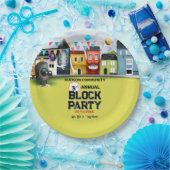 近隣ブロックパーティー ペーパープレート (パーティー)