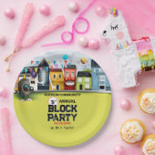 近隣ブロックパーティー ペーパープレート (パーティー)
