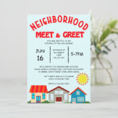 近隣交流会のお誘い 招待状 (スタンド正面)