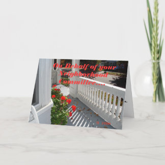 近隣委員会 サンキューカード