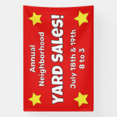 近隣車庫の販売カスタム 横断幕 (縦)