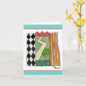 近隣 カード (黄色い花)