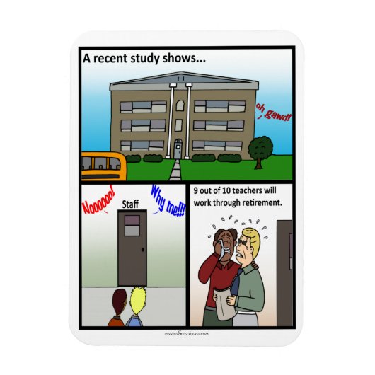 近頃の勉強が示す マグネット (縦)