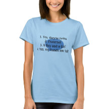 返事の対の質問ティー