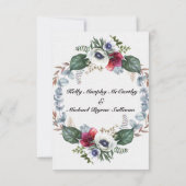 返信は裏を参照 出欠カード (裏面)