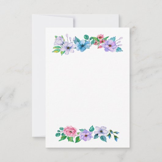 返信は裏参照 出欠カード (裏面)