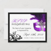 返信カードを仮装する 出欠カード (正面)