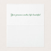 返信カード折り畳みカード (内部フラット)