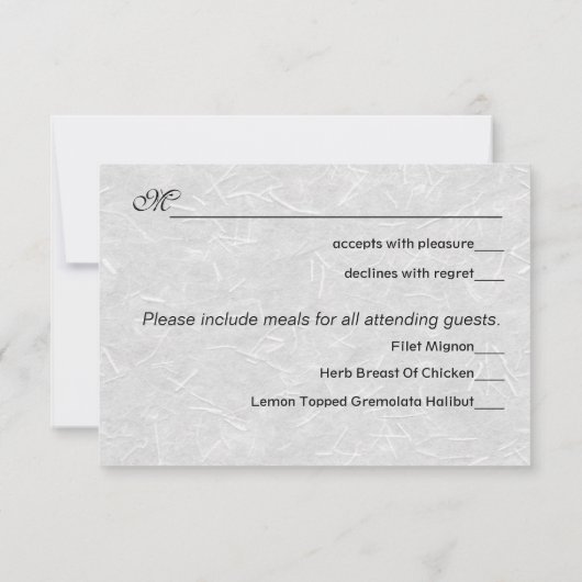 返信カード (裏面)