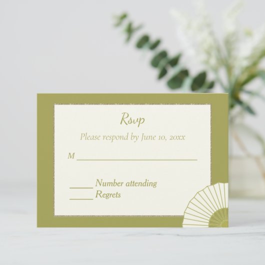 返信カード (スタンド正面)