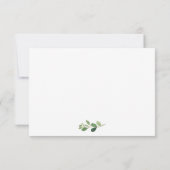 返信カード 結婚式 サンキューカード (裏面)