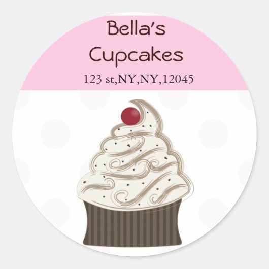 返信用宛名ラベル ラウンドシール (正面)