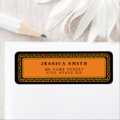 返信用宛名ラベル |作パーソナライズされた成 ラベル (インサイチュ)