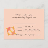 返信要求 インビテーションポストカード (裏面)