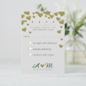 返信、r.s.v.p.love'sに返信結婚する 出欠カード (スタンド正面)