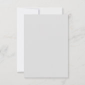 返信、r.s.v.p.love'sに返信結婚する 出欠カード (裏面)