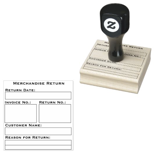 返却切手 ラバースタンプ (押印)