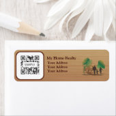 返品ラベルテンプレートマイホーム不動産 ラベル (インサイチュ)