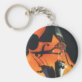 迫り来るチェロのキーチェーン キーホルダー