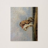 『迷える新米、草原に迷う』(Miller作)、 ジグソーパズル (縦)