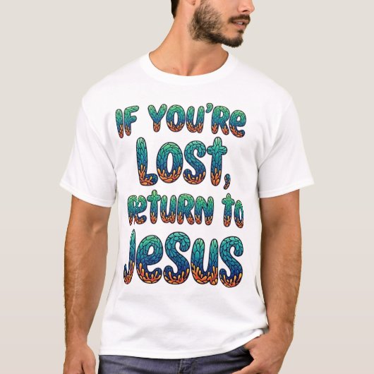 迷ったらイエスに戻れ Tシャツ (正面)