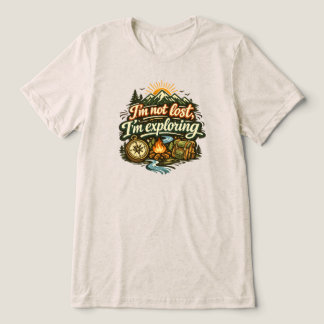 迷ってなんかいない、探索中 tシャツ
