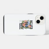 迷わないフローラルスローガン iPhoneケース (裏面横)