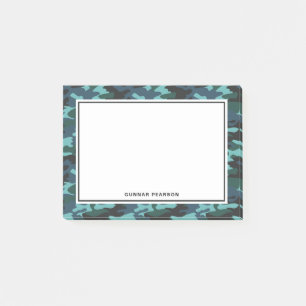 迷モダン彩文様名黒Post-itノート ポストイット